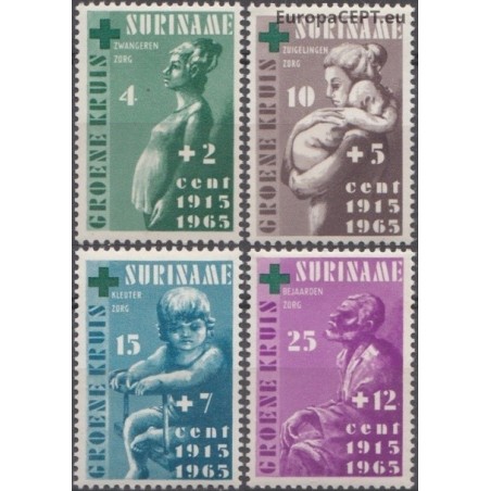 Surinam 1965. Health care (Green Cross)