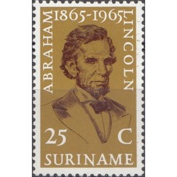 Surinam 1965. Abraham Lincoln