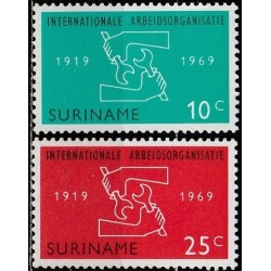 Surinam 1969. International Labour Organization anniversary