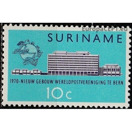 Surinam 1970. Universal Postal Union building in Bern