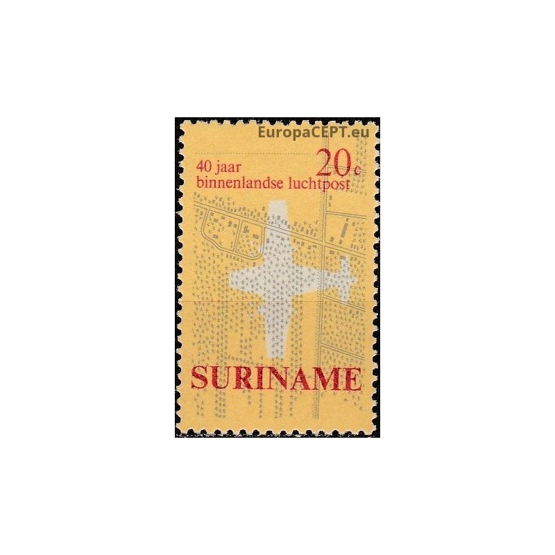Surinam 1970. Airmail service