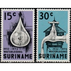 Surinam 1972. Water supply