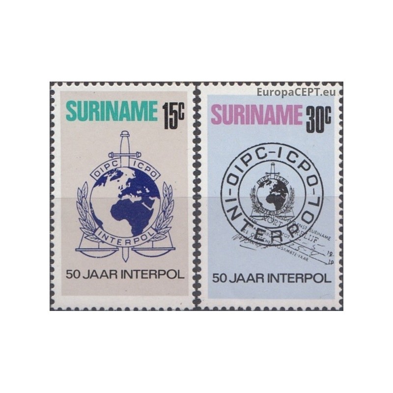 Surinam 1973. Interpol