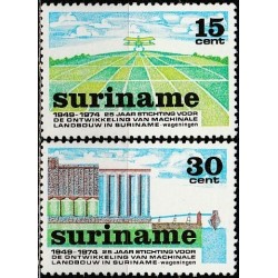 Surinam 1974. Crop farming