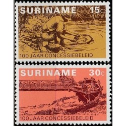 Surinam 1975. Gold mining
