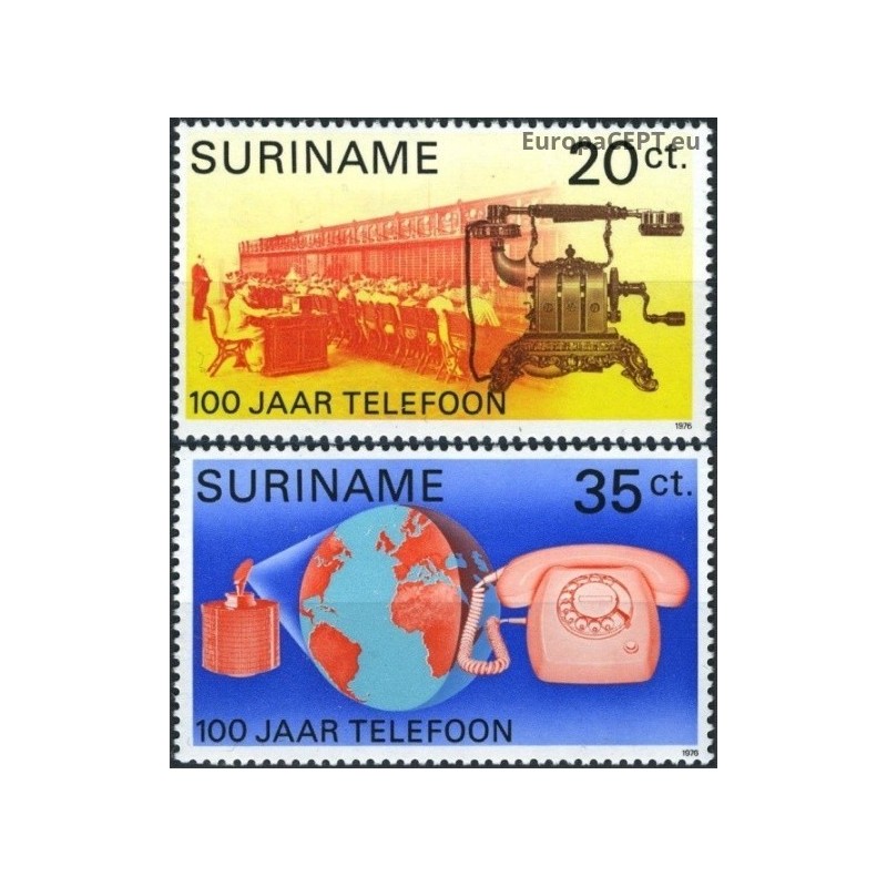 Surinam 1976. Centenary telephone