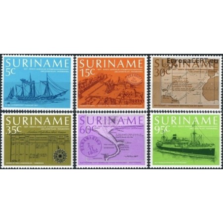 Surinam 1977. Ship transport