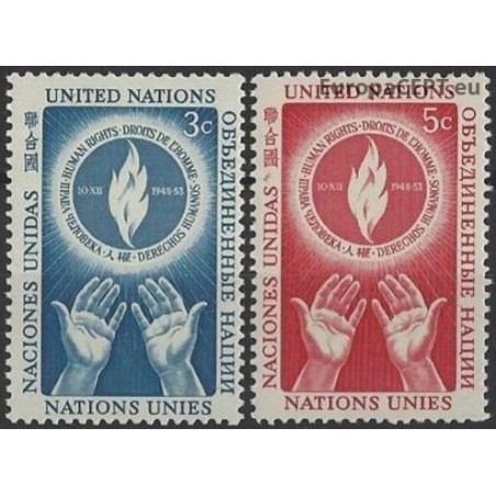 United Nations 1953. Human rights