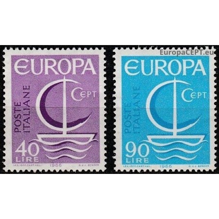 Italija 1966. CEPT: Simbolinis laivelis