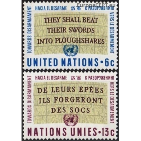 Jungtinės Tautos 1967. Nusiginklavimas