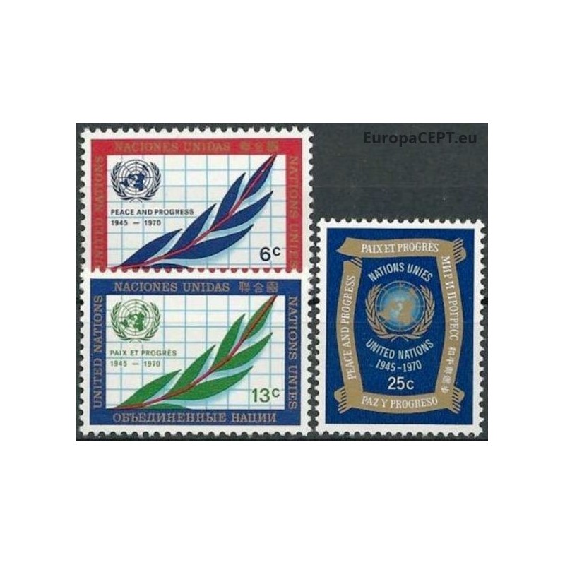 United Nations 1970. 25th anniversary