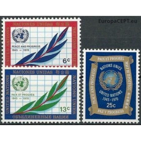 United Nations 1970. 25th anniversary