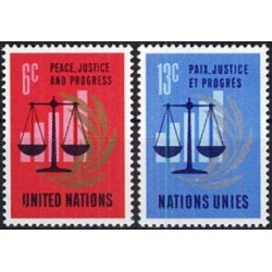 United Nations 1970. UN symbols
