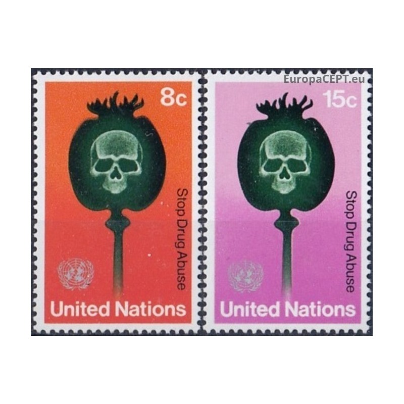 United Nations 1973. Stop drug abuse