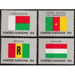Jungtinės Tautos 1980. Nacionalinės vėliavos