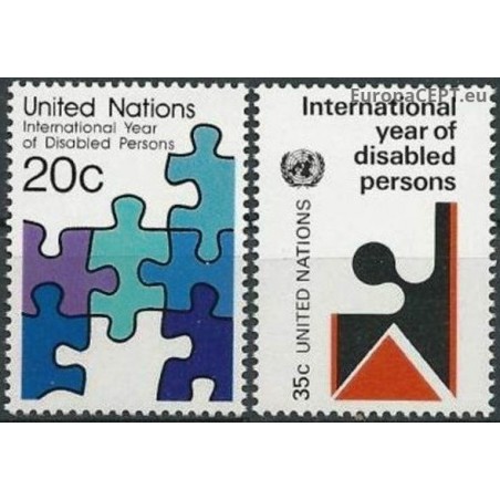 United Nations 1981. International Year of the Disabled people