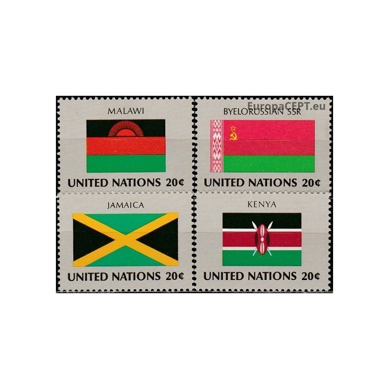 Jungtinės Tautos 1983. Nacionalinės vėliavos