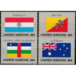 Jungtinės Tautos 1984. Nacionalinės vėliavos