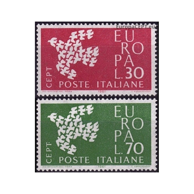 Italy 1961. CEPT: Stylised Dove formed from 19 Doves