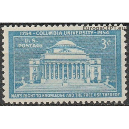 United States 1954. Columbia University