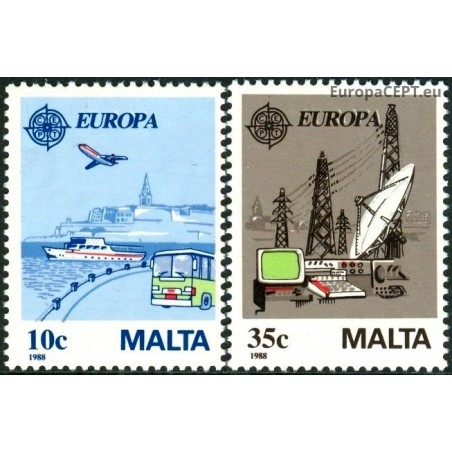 Malta 1988. Transportation and Communications