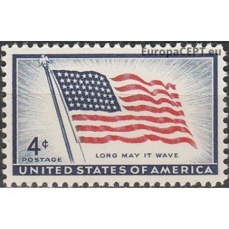 United States 1957. National flag