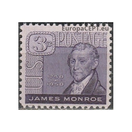 United States 1958. President James Monroe