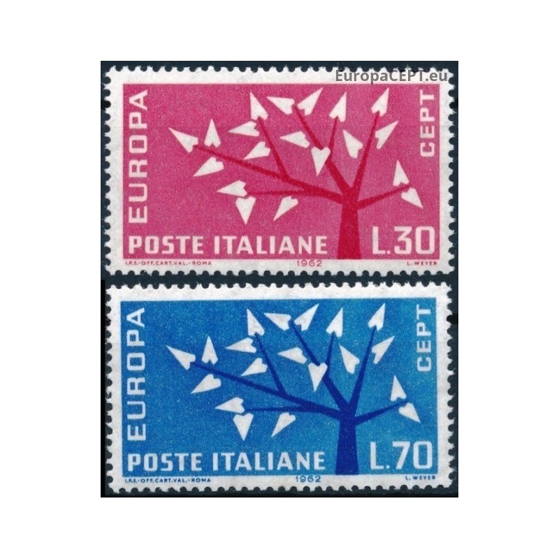 Italy 1962. CEPT: Stylised Tree with 19 Leaves
