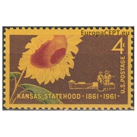 United States 1961. Kansas statehood