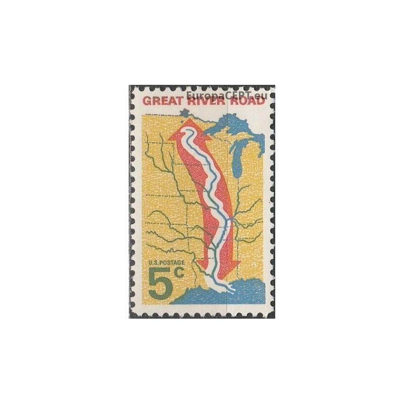 JAV 1966. Misisipės regionas