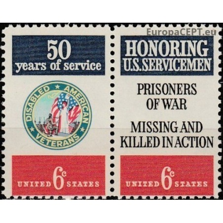 United States 1970. Honoring US servicemen
