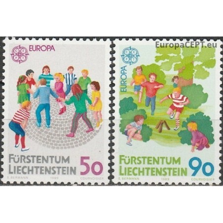Liechtenstein 1989. Childrens Games