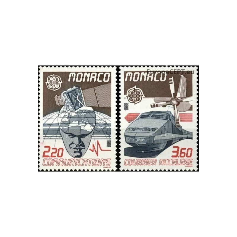 Monakas 1988. Transportas ir ryšiai