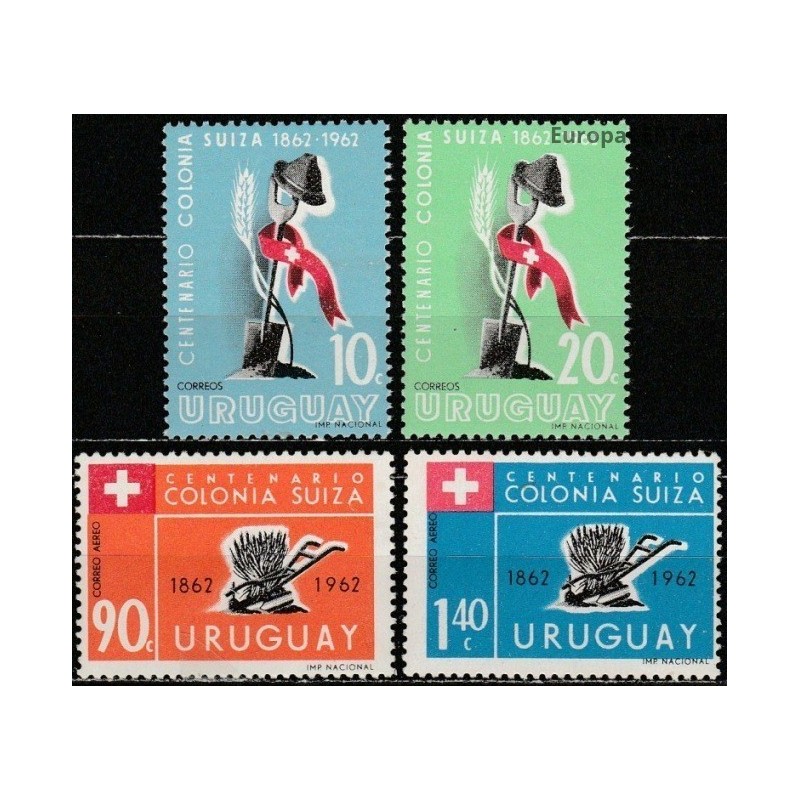 Uruguay 1962. Centenary Swiss community