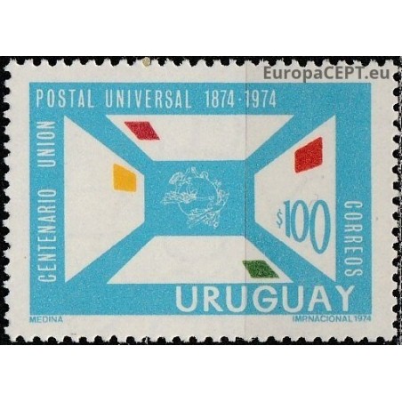 Uruguay 1974. Centenary Universal Postal Union