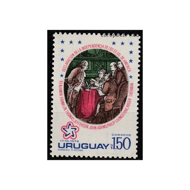 Uruguay 1976. American Revolution anniversary