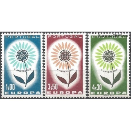 Portugal 1964. CEPT: Stylised Flower with 22 petals