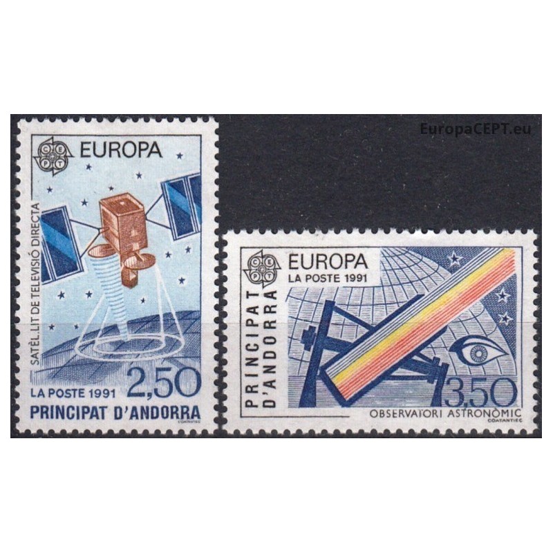 Andora (pranc) 1991. Europos kosmoso tyrinėjimai