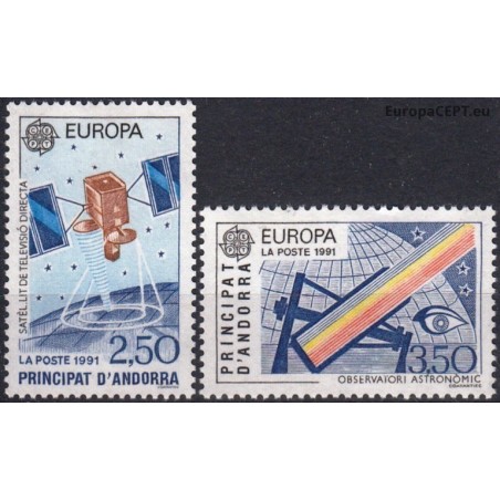 Andora (pranc) 1991. Europos kosmoso tyrinėjimai