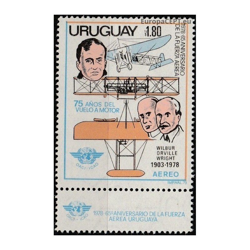 Urugvajus 1979. Aviacijos istorija