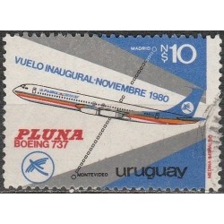 Uruguay 1981. Airplanes (...
