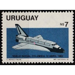 Uruguay 1983. Manned spacecrafts