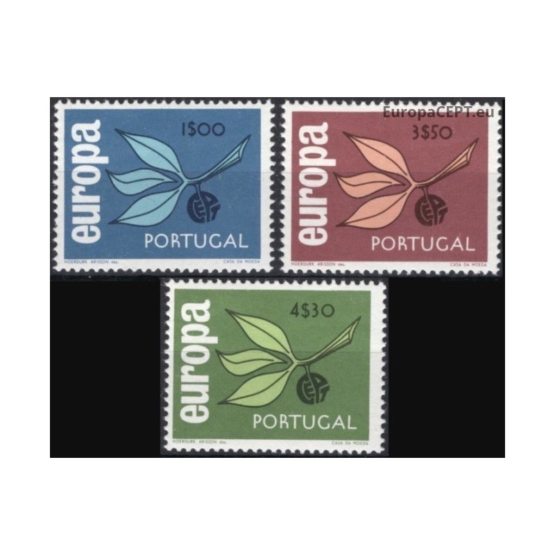 Portugal 1965. CEPT: 3 Leaves for Post, Telegraph and Telephone