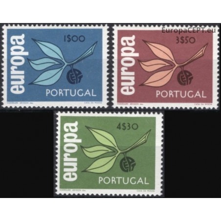 Portugalija 1965. CEPT: paštas, telegrafas ir telefonas kaip 3 lapeliai