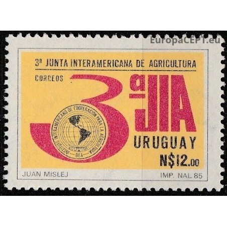 Uruguay 1986. Agriculture, food industry