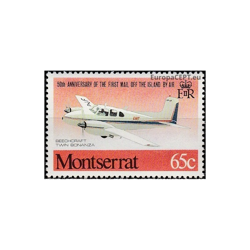 Montseratas 1981. Lėktuvas (Beechcraft Twin Bonanza)
