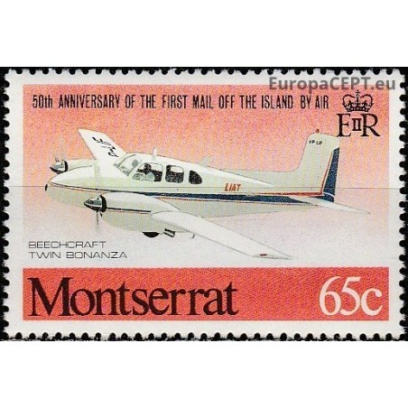 Montseratas 1981. Lėktuvas (Beechcraft Twin Bonanza)
