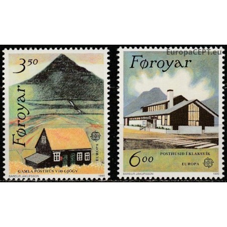 Farerų salos 1990. Pašto pastatai