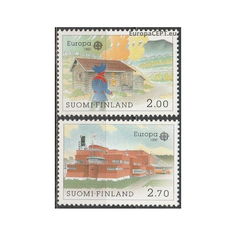 Finland 1990. Post Offices