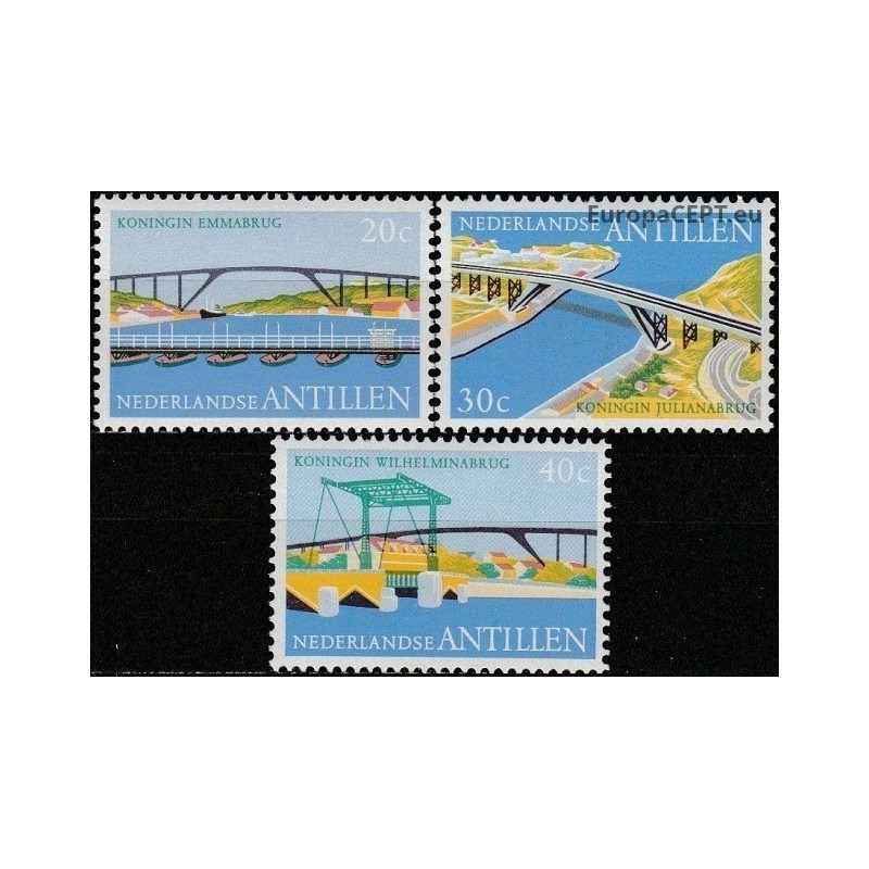 Netherlands Antilles 1975. Queen bridges